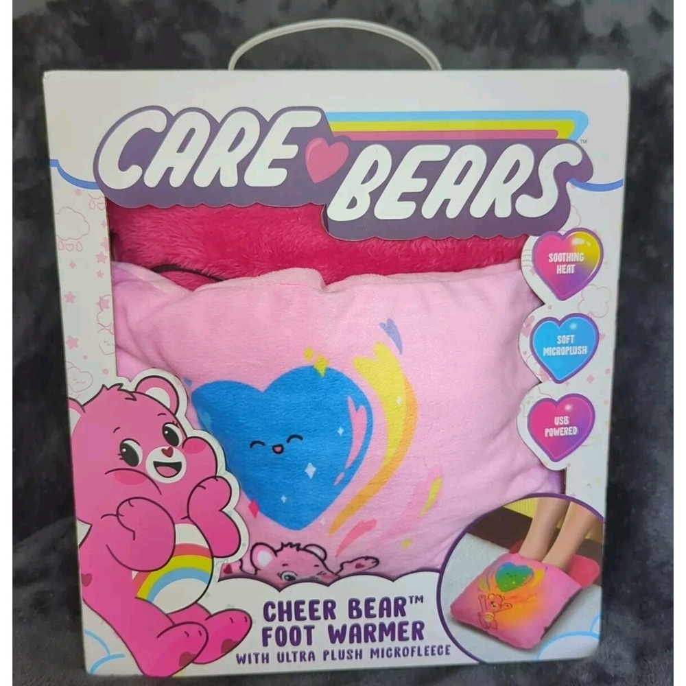 Care Bears Foot Warmer Cheer Bear Plush Soothing Heat USB Rechargeable NEW